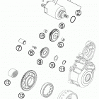 250 XCFW ENGINE Электрический стартер