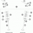 250 XCFW ENGINE Клапана