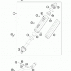 250 XCF CHASSIS Глушитель