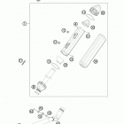 350 SXF CHASSIS Глушитель