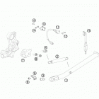 690 ENDURO CHASSIS Центральная стояночная подножка
