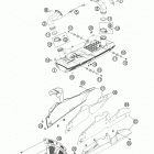 RC8R WHITE CHASSIS Глушитель