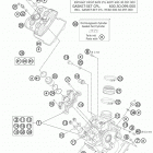 990 ADVR ENGINE Головка цилиндра передняя