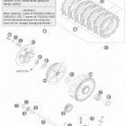 200 XCW ENGINE Сцепление