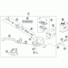 65 SX CHASSIS Hand break cylinder