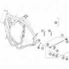 200 XCW CHASSIS Подножки