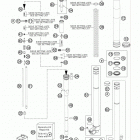 350 SXF CHASSIS Передняя вилка