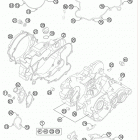 85 SX ENGINE Картер двигателя