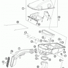 RC8R WHITE CHASSIS Воздушный фильтр