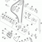 350 XCF ENGINE Газо-распределительный механизм