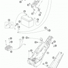 RC8R WHITE CHASSIS АКБ