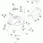 RC8R TRACK CHASSIS Бак,сидение