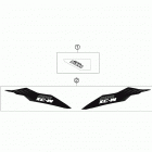 200 XCW CHASSIS Наклейки