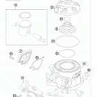 85 SX ENGINE Цилиндр