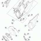 250 XCF CHASSIS Воздушный фильтр