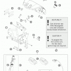 990 ADV BLUE CHASSIS Панель инструментов