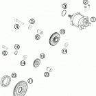 450 XCW ENGINE Электрический стартер
