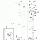 250 XCF CHASSIS Передняя вилка
