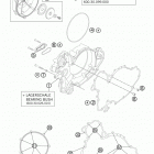990 ADVR ENGINE Кожух сцепления