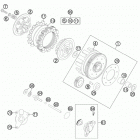 85 SX ENGINE Сцепление