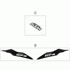 350 XCFW CHASSIS Наклейки