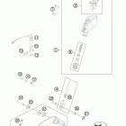 990 ADV BLUE CHASSIS Тормозной цилиндр задний