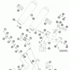 990 SMT CHASSIS Глушитель