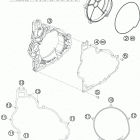 RC8R TRACK ENGINE Кожух сцепления