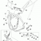 500 XCW CHASSIS Рама