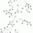 990 ADV BLUE CHASSIS Глушитель