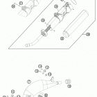 150 SX CHASSIS Глушитель