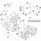 250 XC ENGINE Картер двигателя