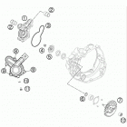 450 SXF ENGINE Водяной насос