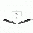 350 SXF CHASSIS Наклейки