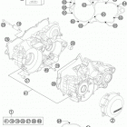 250 SX ENGINE Картер двигателя