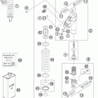 990 ADV BLUE CHASSIS Моно амортизатор