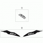 350 EXCF CHASSIS Наклейки