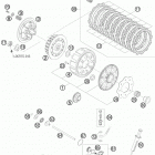 250 SX ENGINE Сцепление