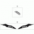 250 XCFW CHASSIS Наклейки