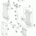 350 XCF ENGINE Система охлаждения
