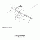 V12WB36NA HIGHBALL Chassis, footpeg, rh - v12wb36na