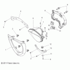 V12TW36/DW36/KW36 CROSS COUNTRY ALL OPTIONS Electrical, headlight w / fairing - v12tw36 / dw36 / kw3...