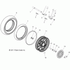 V12WB36NA HIGHBALL Wheels, front - v12wb36na