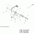 V12XB36 JACKPOT ALL OPTIONS Chassis, footpeg, r.h. - v12xb36 all options