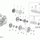 V12BW36/EW36 CROSS ROADS ALL OPTIONS Drive train, primary drive - v12bw36 / ew36 all options