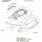 V12SW36/AW36 VISION/ANESS ALL OPTIONS Body, saddlebag asm. - v12sw36 / aw36 all options