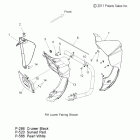 V12TW36/DW36/KW36 CROSS COUNTRY ALL OPTIONS Body, fairing, lower - v12tw36 / dw36 / kw36 all options