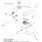 V12HS36/HA36 HAMMER S/8 BALL ALL OPTIONS Body, fuel tank - v12hs36 / ha36 all options