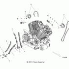 V12BW36/EW36 CROSS ROADS ALL OPTIONS Engine, camchain - v12bw36 / ew36 all options