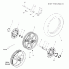 V12TW36/DW36/KW36 CROSS COUNTRY ALL OPTIONS Wheels, front - v12tw36 / dw36 / kw36 all options